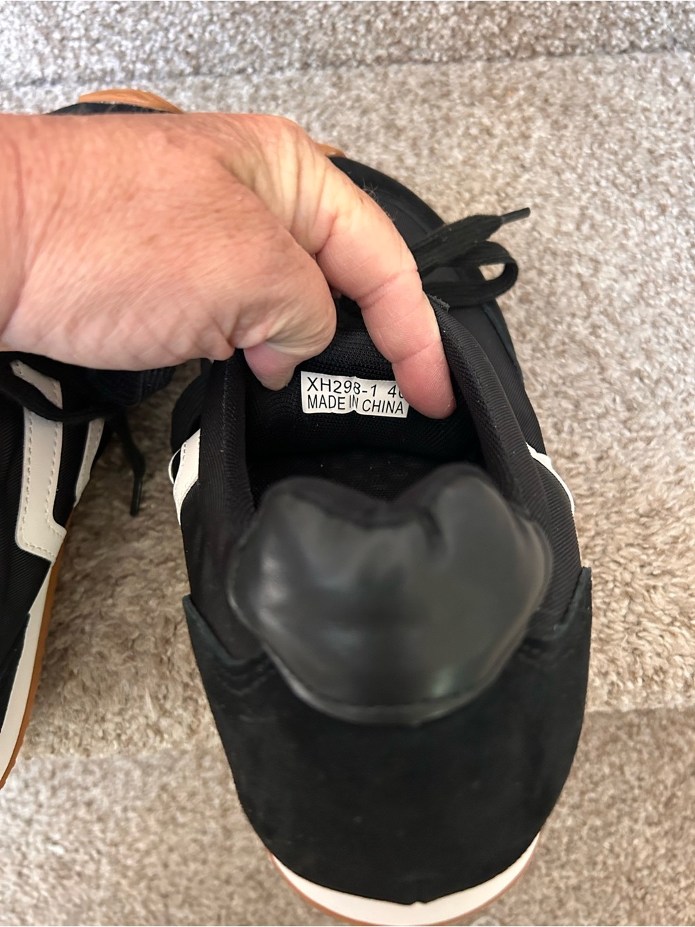 NWOT Sisttke Zero Drop Suede Leather Weightlighting Comfort Lightweight Sneaker - Picture 8 of 8